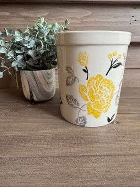 Blue Harbor Collection Perfect Petals Kitchen Tool Crock